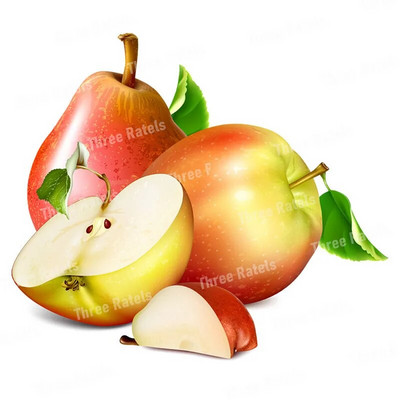 Three Ratels CC59 Ahvatlevad värskete puuviljade kleebised Köögi dekoratiivsed söögitoa kleebised