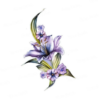 Three Ratels QCF114 Izsmalcināti skaisti ziedi istabas dekorēšanai sienas uzlīmes tualetes uzlīme