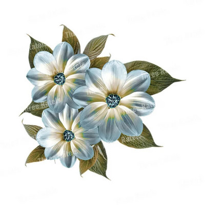 Three Ratels QCF114 Izsmalcināti skaisti ziedi istabas dekorēšanai sienas uzlīmes tualetes uzlīme