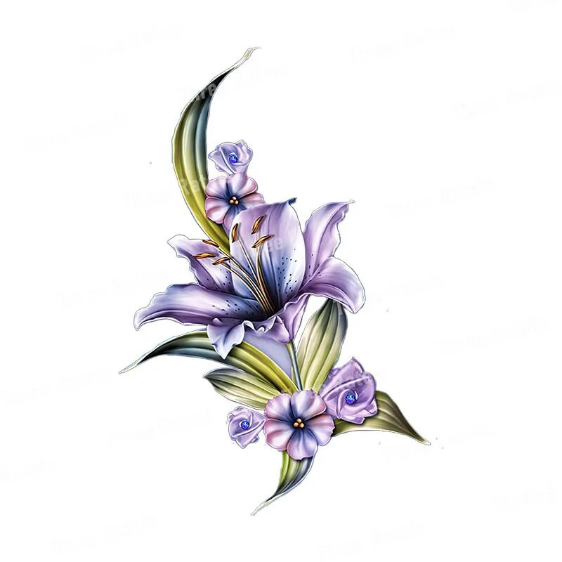 Three Ratels QCF114 Izsmalcināti skaisti ziedi istabas dekorēšanai sienas uzlīmes tualetes uzlīme