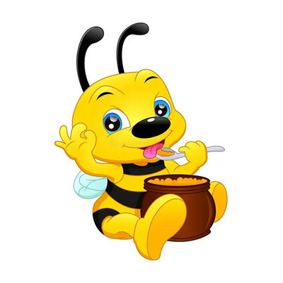 M479 karikatūra Jauka bišu sienas uzlīme bērnu istabas fons mājas dekorēšana sienas gleznojums viesistabas tapetes smieklīgi uzlīme