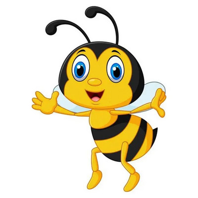 M479 karikatūra Jauka bišu sienas uzlīme bērnu istabas fons mājas dekorēšana sienas gleznojums viesistabas tapetes smieklīgi uzlīme