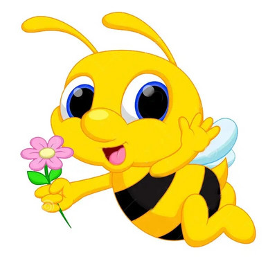 M479 karikatūra Jauka bišu sienas uzlīme bērnu istabas fons mājas dekorēšana sienas gleznojums viesistabas tapetes smieklīgi uzlīme