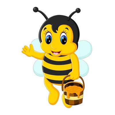 M479 karikatūra Jauka bišu sienas uzlīme bērnu istabas fons mājas dekorēšana sienas gleznojums viesistabas tapetes smieklīgi uzlīme