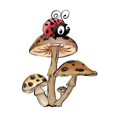 M701 Jauka mārīte karikatūras sienas uzlīme bērnu istabas fons mājas dekorēšana sienas gleznojums viesistabas tapetes smieklīgi uzlīme