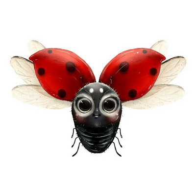 M701 Jauka mārīte karikatūras sienas uzlīme bērnu istabas fons mājas dekorēšana sienas gleznojums viesistabas tapetes smieklīgi uzlīme