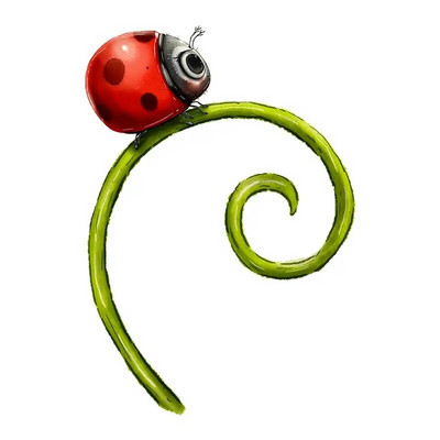 M701 Jauka mārīte karikatūras sienas uzlīme bērnu istabas fons mājas dekorēšana sienas gleznojums viesistabas tapetes smieklīgi uzlīme