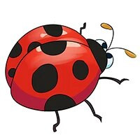 Three Ratels CA9 Jaukās mārīču multfilmu sienas uzlīmes bērniem Dekoratīvās uzlīmes bērnistabai smieklīgas automašīnu uzlīmes