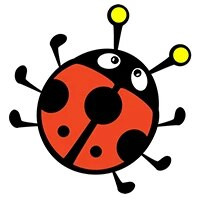 Three Ratels CA9 Jaukās mārīču multfilmu sienas uzlīmes bērniem Dekoratīvās uzlīmes bērnistabai smieklīgas automašīnu uzlīmes