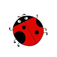 Three Ratels CA9 Jaukās mārīču multfilmu sienas uzlīmes bērniem Dekoratīvās uzlīmes bērnistabai smieklīgas automašīnu uzlīmes