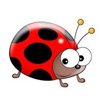 Three Ratels CA9 Jaukās mārīču multfilmu sienas uzlīmes bērniem Dekoratīvās uzlīmes bērnistabai smieklīgas automašīnu uzlīmes