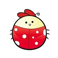 Three Ratels CA9 Jaukās mārīču multfilmu sienas uzlīmes bērniem Dekoratīvās uzlīmes bērnistabai smieklīgas automašīnu uzlīmes