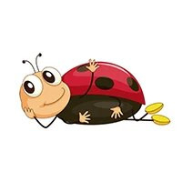 Three Ratels CA9 Jaukās mārīču multfilmu sienas uzlīmes bērniem Dekoratīvās uzlīmes bērnistabai smieklīgas automašīnu uzlīmes