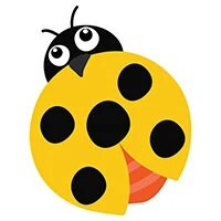 Three Ratels CA9 Jaukās mārīču multfilmu sienas uzlīmes bērniem Dekoratīvās uzlīmes bērnistabai smieklīgas automašīnu uzlīmes