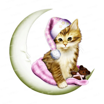 Three Ratels CM42 jauks guļošs kaķis mājas dekorēšana sienas uzlīmes bērnu guļamistabas uzlīmes tualetes uzlīmes