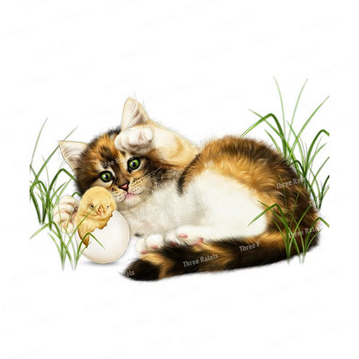 Three Ratels CM42 jauks guļošs kaķis mājas dekorēšana sienas uzlīmes bērnu guļamistabas uzlīmes tualetes uzlīmes