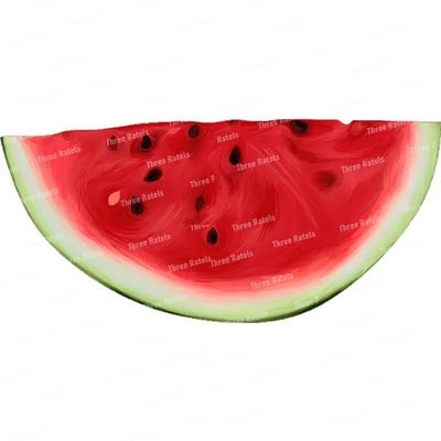 Three Ratels CO30 Arbūzu un ananāsu augļu sienas uzlīme mājas dekorēšanai Ūdensizturīga pašlīmēšana