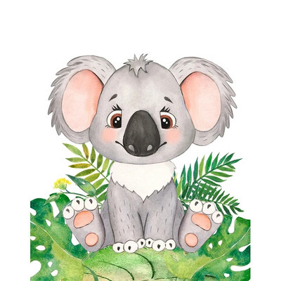 T301# Dažādi multfilmu dzīvnieki Sienas uzlīmes Vannas istabas tualetes dekors Dzīvojamās istabas skapja Ledusskapja Mājas dekorēšanas uzlīmes