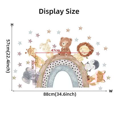 Beebitoa seinakleebised Multifilmi Loomarongi Elevandi Kaelkirjaku Seinakleebised Lastetoale Lastetoa Magamistoa Kleebised Tapeet