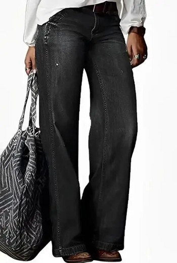 Τζιν γυναικεία παντελόνια Νέο παντελόνι για γυναίκες 2023 Καλοκαιρινή ρετρό μόδα Casual ίσιο πόδι με φαρδύ πόδι Δημοφιλή γυναικεία τζιν Streetwear