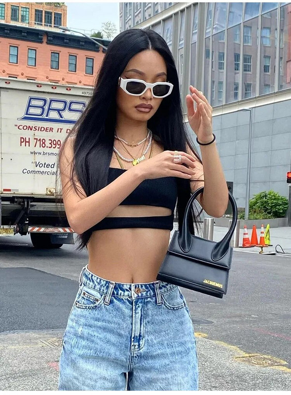 2023 m. nauji Y2K moteriški džinsai, madingi laisvi džinsiniai kelnaitės plačiomis kelnėmis Gatvės laisvalaikio moteriškos kelnės mėlynos / nebaltos S-XL pristatymas