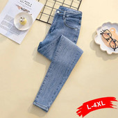 Casual Harajuku Studded Rhinestone Skinny Stretch Μολύβι Capris Jeans Γυναικεία Streetwear Melody Μπλε παντελόνι με μήκος στον αστράγαλο Y2k τζιν