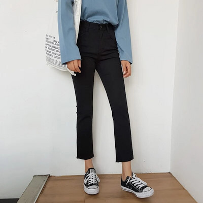 Gaiši zili džinsi sieviešu taisni kāju elastīgi eleganti draugu bikses džinsu ielu apģērbi sievietēm sieviešu kravas bikses jauna mode 2023