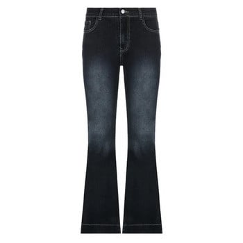 Νέο Flare Jeans Γυναικείο Χαμηλόμεσο Παντελόνι Vintage Αισθητική Τζιν Παντελόνι Streetwear Mom Casual Κορεάτικη μόδα Y2k Τζιν