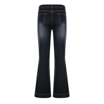 Νέο Flare Jeans Γυναικείο Χαμηλόμεσο Παντελόνι Vintage Αισθητική Τζιν Παντελόνι Streetwear Mom Casual Κορεάτικη μόδα Y2k Τζιν