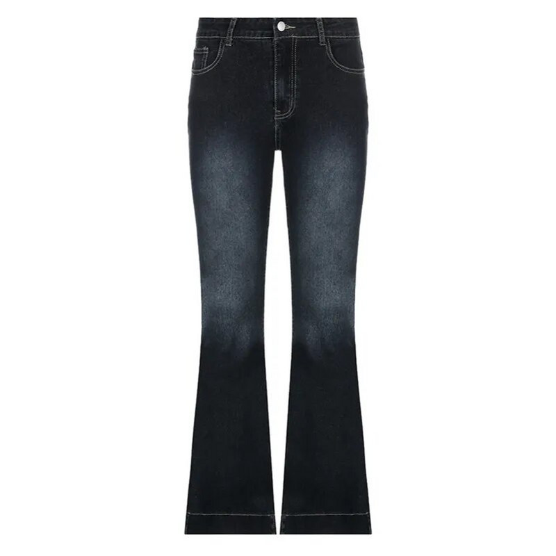 Uued Flare Jeans Naiste madala vöökohaga püksid Vintage Esteetilised Denim Püksid Tänavarõivad Mom Casual Korea Fashion Y2k Teksad