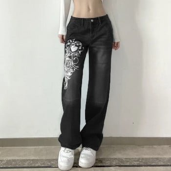 Harajuku Grunge Vintage Χαμηλόμεσο Παντελόνι Cargo Y2K Aesthetics Indie γυναικεία τζιν τσέπες Κορεατικά streetwear ρετρό παντελόνια