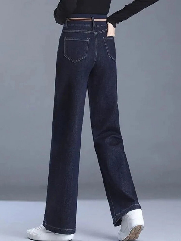 Džinsai aukštu juosmeniu, tiesios kelnės, 2023 m., moteriškos, naujos vintažinės „Vaqueros Pantalones“ mados, laisvalaikio plačios kojos džinsinis „Spodnie“