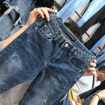 Skinny Ripped Jeans Γυναικεία Άνοιξη Καλοκαίρι Φθινόπωρο καυτές πωλήσεις Γυναικεία μόδα Casual κορίτσια Χαριτωμένο τζιν παντελόνι Γυναικείο φτηνό Χονδρικό