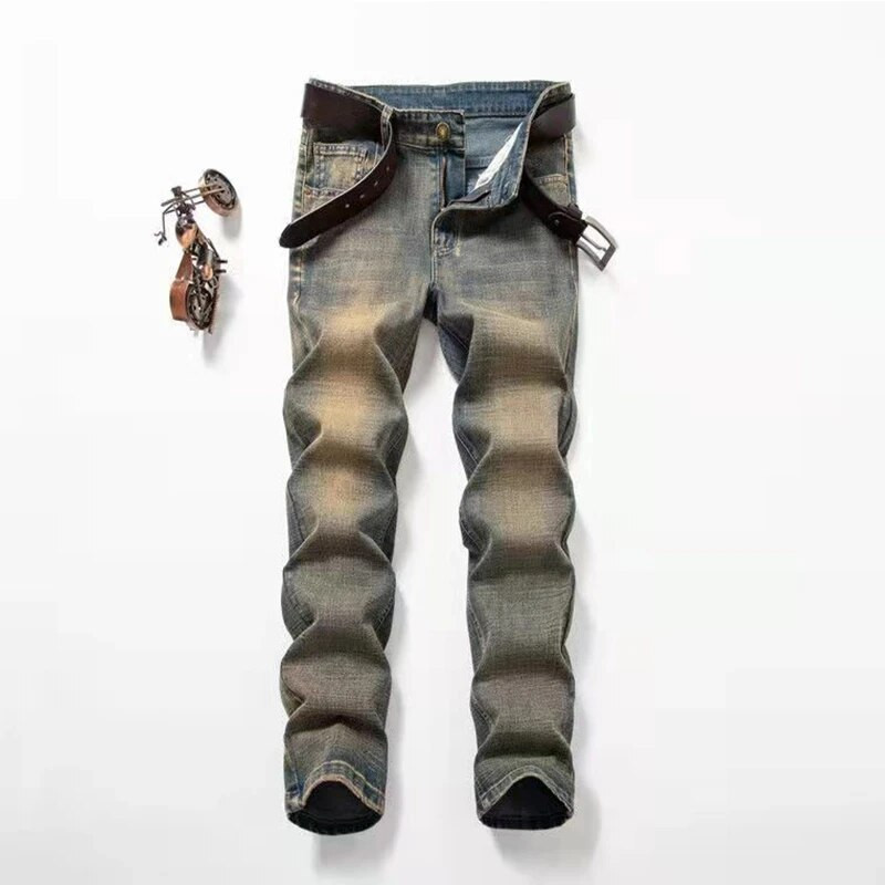 Vīriešu klasiskie džinsi Jean Homme Pantalones Hombre Vīriešu Spijkerbroek Mannen Mīksti melni Biker Masculino džinsu kombinezoni vīriešu bikses