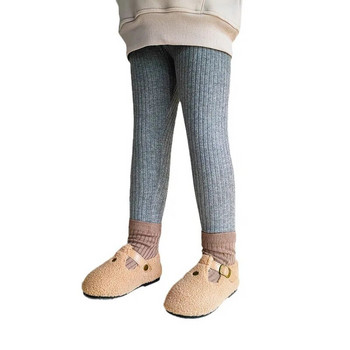Клинове за момичета Есен Зима Топли панталони за деца Плюс кадифени детски панталони Тесни бебешки клинове Чорапогащи за малки деца Облекло