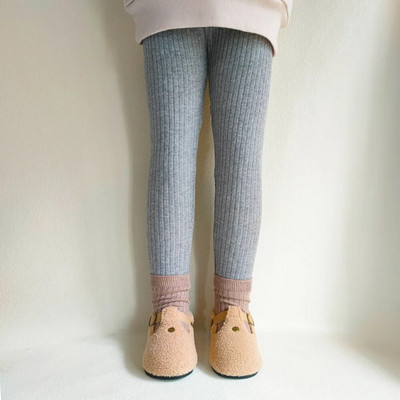 Meitenes Legingi Rudens Ziemas Siltas Bikses Bērniem Plus Samta Bērnu Bikses Izdilis Baby Leggins Toddler Zeķubikses Apģērbs