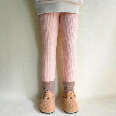 Meitenes Legingi Rudens Ziemas Siltas Bikses Bērniem Plus Samta Bērnu Bikses Izdilis Baby Leggins Toddler Zeķubikses Apģērbs