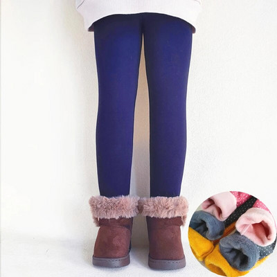 Bērnu apģērbi Ziemas Kokvilnas Bikses Meitenes Apdruka Punktiski Silti Flīsa Legingi Rudens Meiteņu Zeķubikses Plus Samta Bikses Bikses Bērni