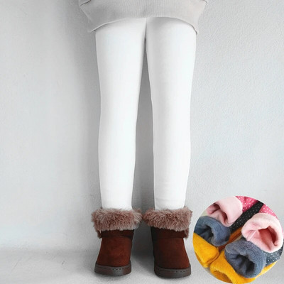 Bērnu apģērbi Ziemas Kokvilnas Bikses Meitenes Apdruka Punktiski Silti Flīsa Legingi Rudens Meiteņu Zeķubikses Plus Samta Bikses Bikses Bērni