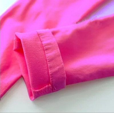 2023 Kids Meitenes Bikses Pavasaris Rudens Candy Krāsa Elastīgas Zīmuļa Bikses Ciets Bērnu legingi 2-11G Bērnu Apģērbs