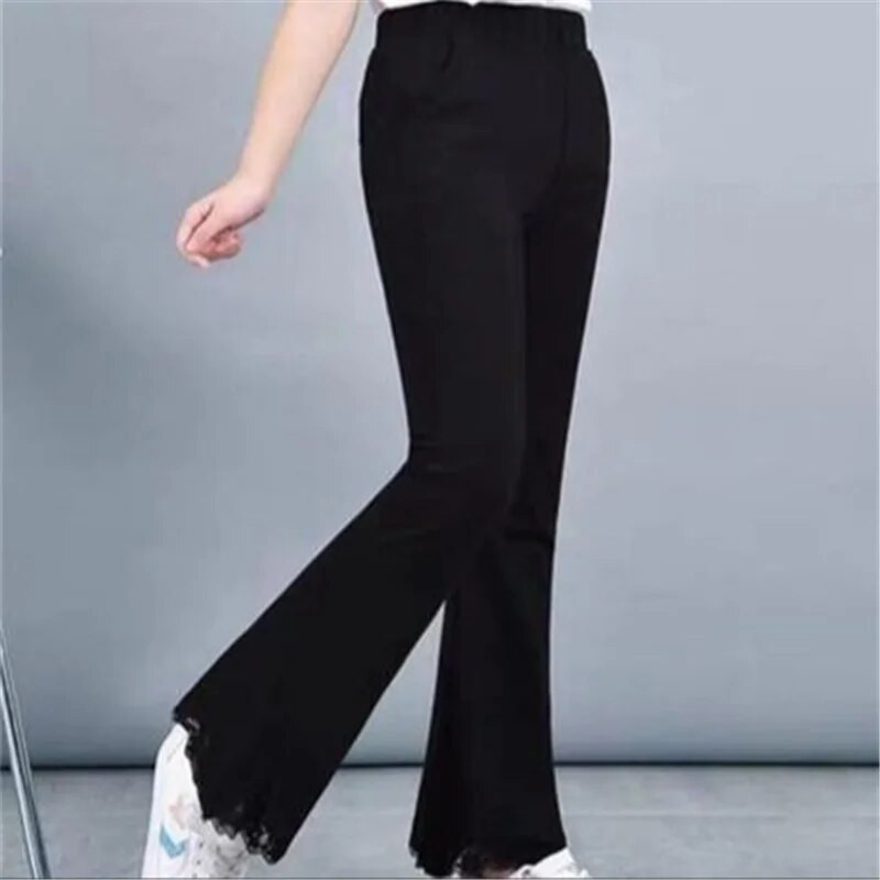 Meiteņu bikses ar uzplaiksnījumu 2020. g. Jaunas pavasara un rudens ikdienas bikses Bērnu bikses, elastīgas bikses