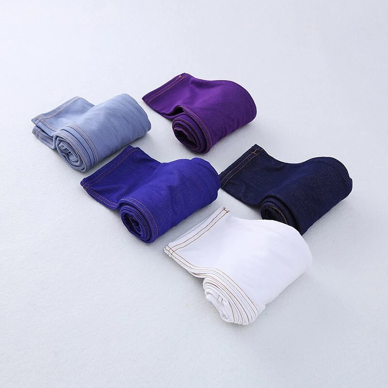 Proljeće ljeto Elastične uske hlače za djevojčice Jednobojne dječje rastezljive hlače 3-12 godina Dječje traper hlače od traper tkanine