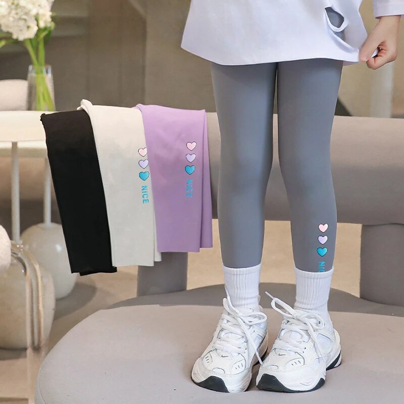 Παιδικά Κορίτσια Λεπτά Κολάν Μαλακό Ελαστικό Παντελόνι για 2~10 Χρόνια Κορίτσια Άνοιξη Καλοκαίρι Φθινόπωρο Steet Μόδα Παντελόνι