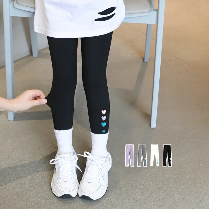 Παιδικά Κορίτσια Λεπτά Κολάν Μαλακό Ελαστικό Παντελόνι για 2~10 Χρόνια Κορίτσια Άνοιξη Καλοκαίρι Φθινόπωρο Steet Μόδα Παντελόνι