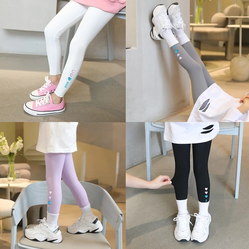 Παιδικά Κορίτσια Λεπτά Κολάν Μαλακό Ελαστικό Παντελόνι για 2~10 Χρόνια Κορίτσια Άνοιξη Καλοκαίρι Φθινόπωρο Steet Μόδα Παντελόνι