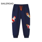 SAILEROAD Gyerekruha Gyerekruha Fiúk Ősz Tavasz Gyerekek Rajzfilm Karácsony Mikulás Nadrág Sport Pulóverek Tinédzserek