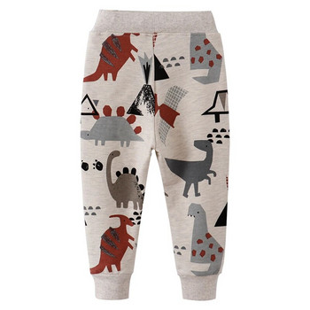 SAILEROAD 2-7 Years 2022 New Spring Dinosaur Pants for Boy Kids Little Boys Pants Παντελόνια Casual Sweaterpants Ζεστά αθλητικά παντελόνια