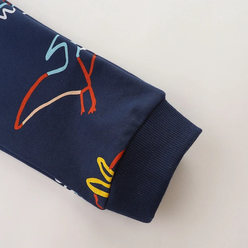 SAILEROAD 2-7 éves 2022 új őszi dinoszaurusz nadrág fiúknak gyerekeknek fiú nadrágok alkalmi pulóverek meleg sportnadrágok