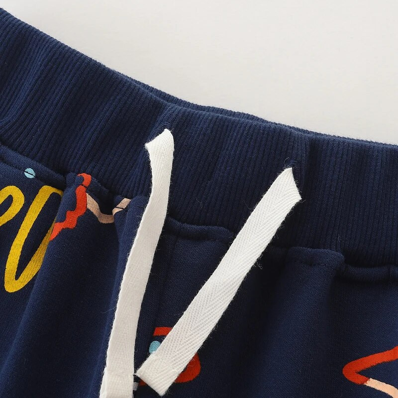 SAILEROAD 2-7 éves 2022 új őszi dinoszaurusz nadrág fiúknak gyerekeknek fiú nadrágok alkalmi pulóverek meleg sportnadrágok