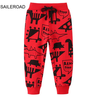 SAILEROAD 2–7 gadi, 2022. gada jaunas pavasara dinozauru bikses zēniem, bērniem, zēniem, bikses, ikdienas džemperi, siltas sporta bikses